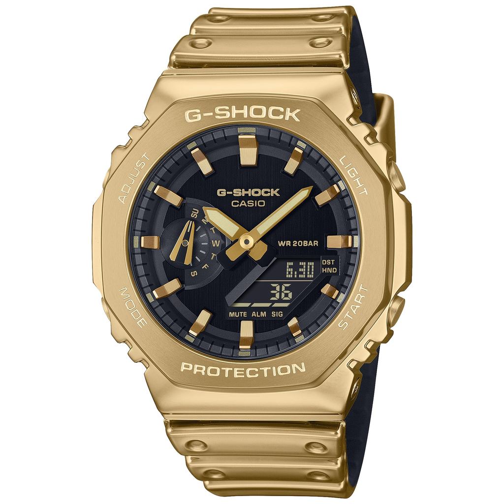 [Casio] G-SHOCK Wristwatch [Domestic Genuine Product] FINE METALLIC SERIES GM-2100YMG-9AJF Men's Gol