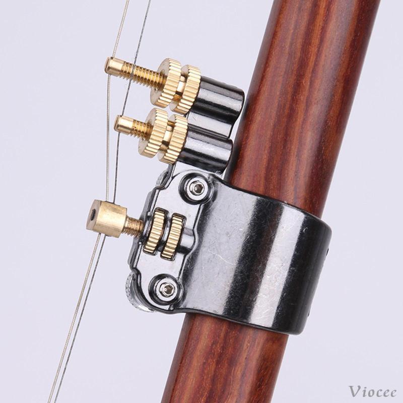 [Viocee] 1 ชุด Erhu Fine Tuner ไวโอลิน Fine Tuner Urheeen Fine Tuning Tuning Tuner Metal String Tune
