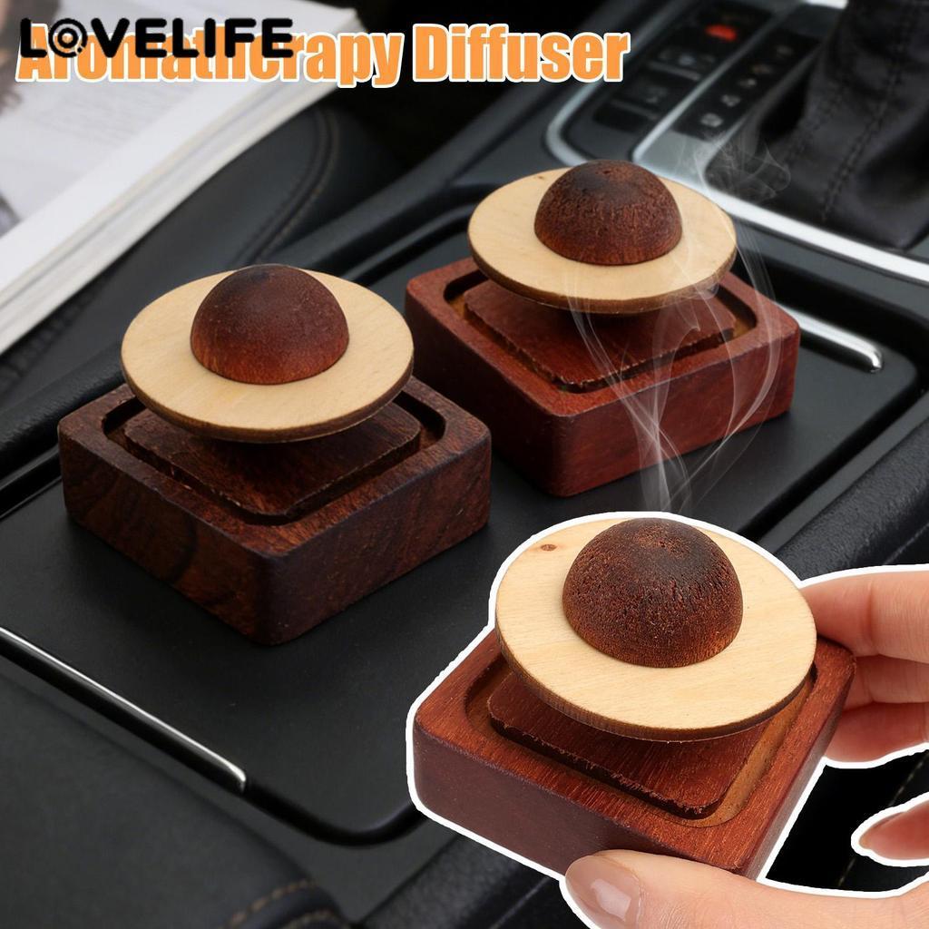 [AUTO&3C]Ebony Wood Car Diffuser, Jupiter Planet Art, น้ํามันหอมระเหยน้ําหอม Air Freshener, Auto ภายในแดชบอร์ด Minimalist Decor ของขวัญ
