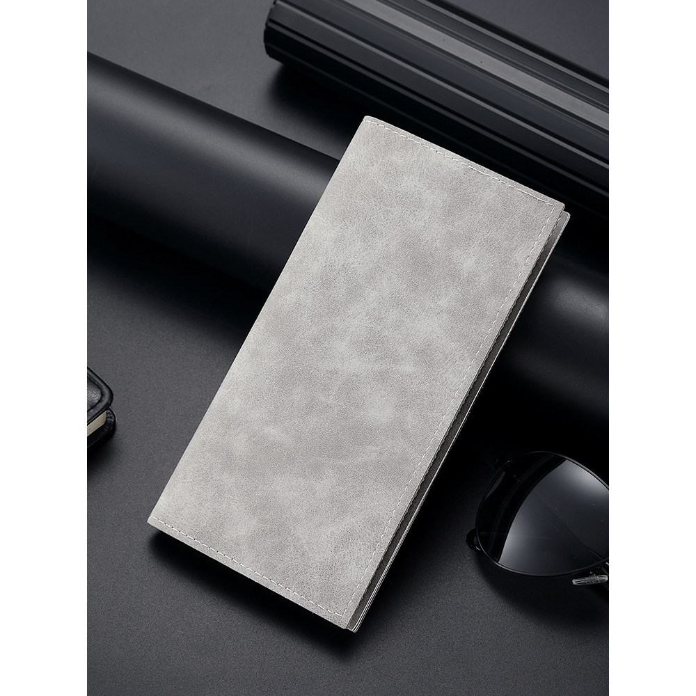 (Forever young) bester brand กระเป๋ กระเป๋าสตางค์ผู้ชายบางเฉียบ มีช่องเสียบบัตรหลายช่อง ออกแบบตามแฟช