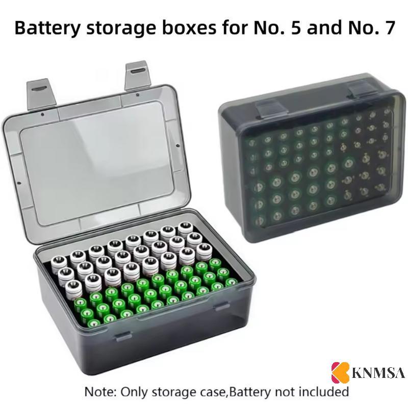 KNMSA] Battery Storage Holder Holder Holds 54 AA AAA Battery, Battery Box Case Original Garage Conta