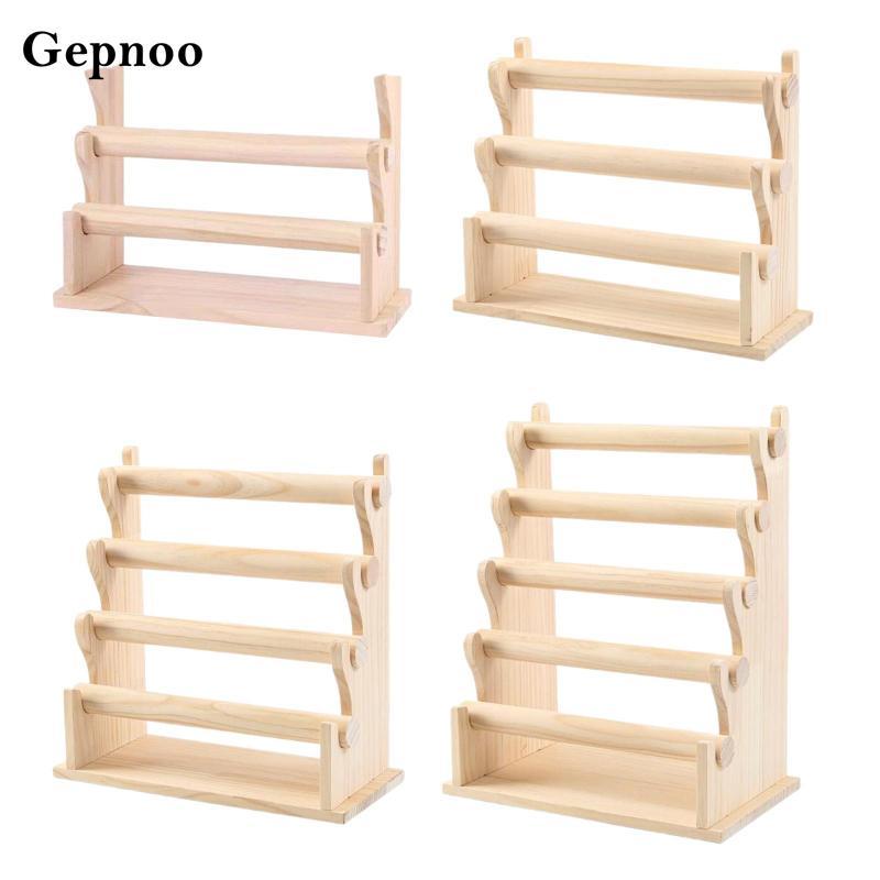 [Gepnoo] สร้อยข้อมือไม้ผู้ถือเครื่องประดับยืนแสดงสร้อยข้อมือออแกไนเซอร์ผู้ถือนาฬิการายละเอียดงานฝีมือเหมาะสําหรับบ้านร้านของขวัญ