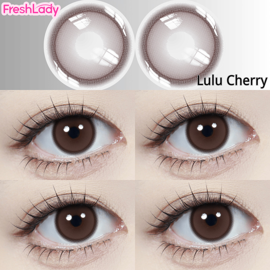 คอนแทคเลนส์  [-0.50 -4.00] UYAAI x FRESHLADY รุ่น Lulu series เหมาะสําหรับเด็กผู้หญิงใส่ ┃ คอนแทคเลน