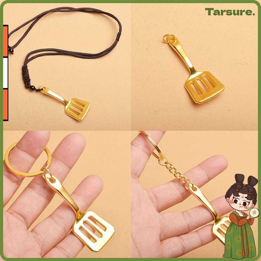 TARSURETH Teamfight Tactics พวงกุญแจ, LOL TFT รูปเกม Gold Shovel พวงกุญแจ, มินิประณีตสร้อยคอน่ารักรู