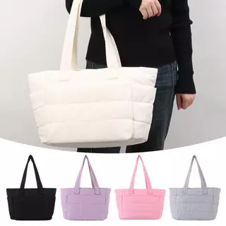 WIFLYZO Fluffy Puffer กระเป๋าถือ, Casual หลายกระเป๋าผู้หญิงกระเป๋า,แฟชั่นขนาดใหญ่ความจุ Messenger สะพายสําหรับการเดินทางทํางาน Beach Gym Store