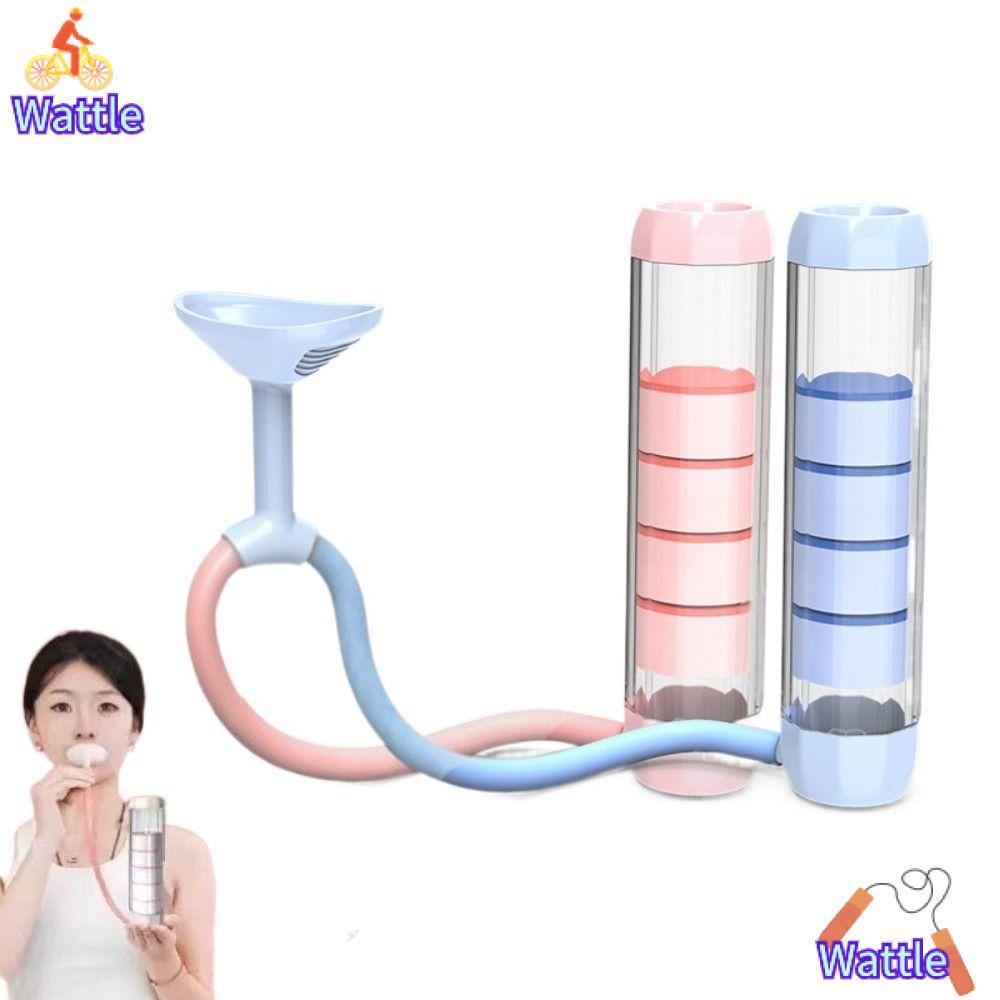 WATTLE Breathing Dumbbells,ไดอะแฟรมLung Capacity Trainer Breathing Trainer,ปรับความต้านทานหน้าท้อง B