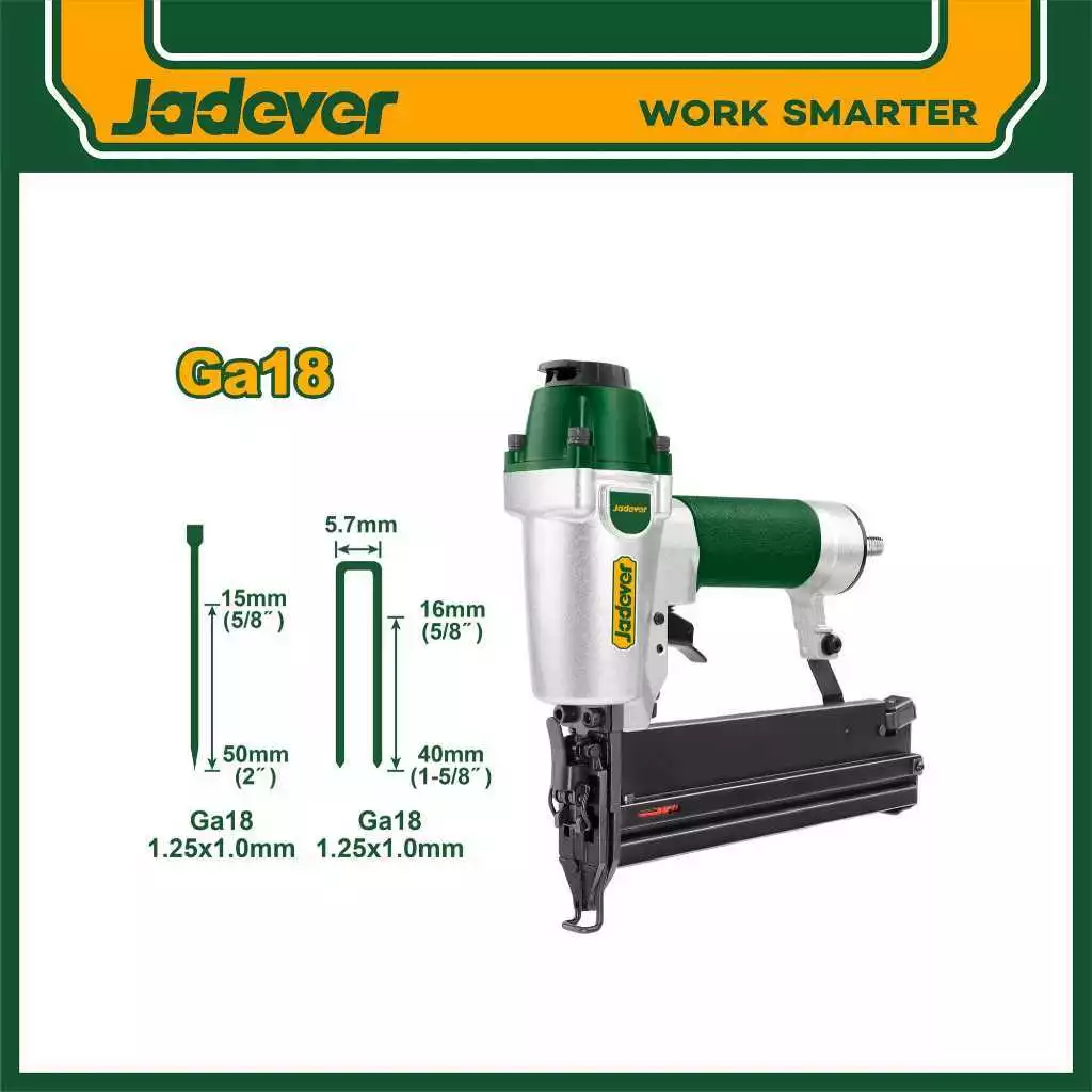 JADEVER ปืนยิงตะปูขาเดี่ยว รุ่น JDBN2540 สำหรับไม้และคอนกรีต