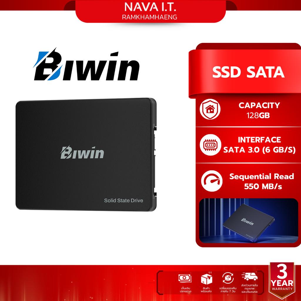 BIWIN SSD SATA 2.5 M100 128GB BM100NN128G-RGX