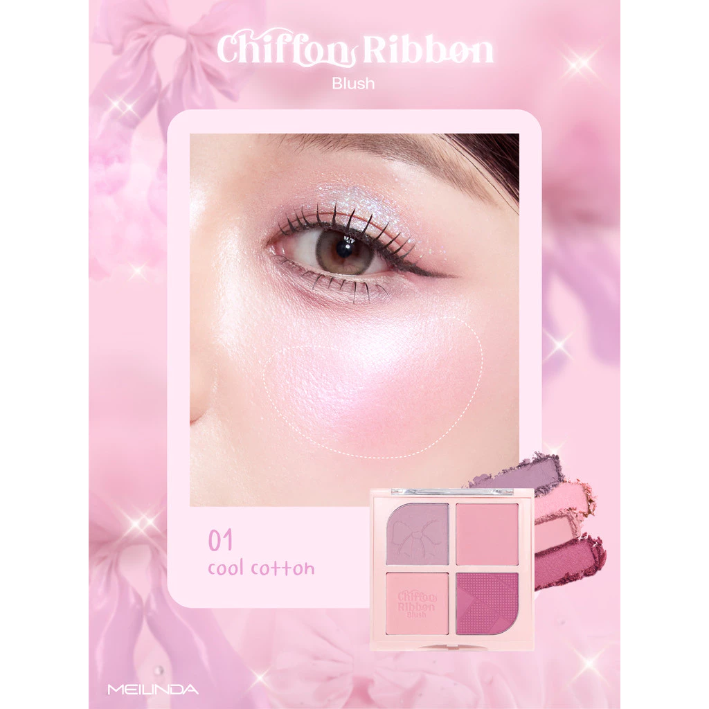 Meilinda Chiffon Ribbon Blush MC5102 thumbnail 6