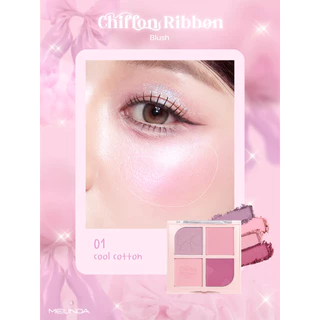 ♦️ของแท้·ส่งด่วน·ถูก♦️Meilinda Chiffon Ribbon Blush #MC5102 เมลินดา ชิฟฟ่อน ริบบ้อน บลัช x 1 ชิ้น dayse