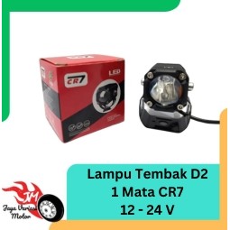 D2 CR7 Mini LED แสงเลเซอร์ Mini Spotlight D2 Mini Spotlight D2 ขับรถ 20 WATT Universal รถจักรยานยนต์