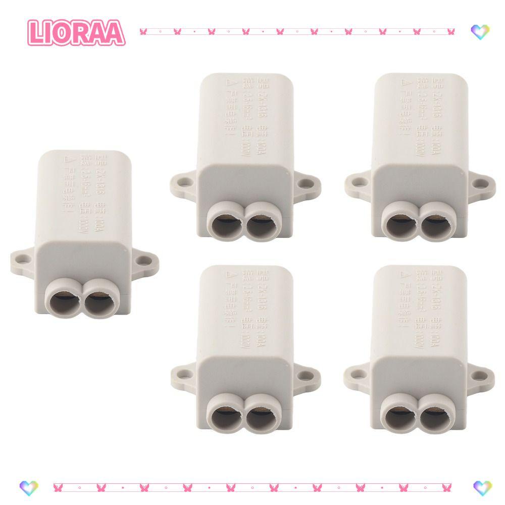 ลิโรร่า‌5 ชิ้น Parallel Spliter, ZK-1316 100A Terminal Spliter, Parallel Connector 2.5-16mm2 1000V ว