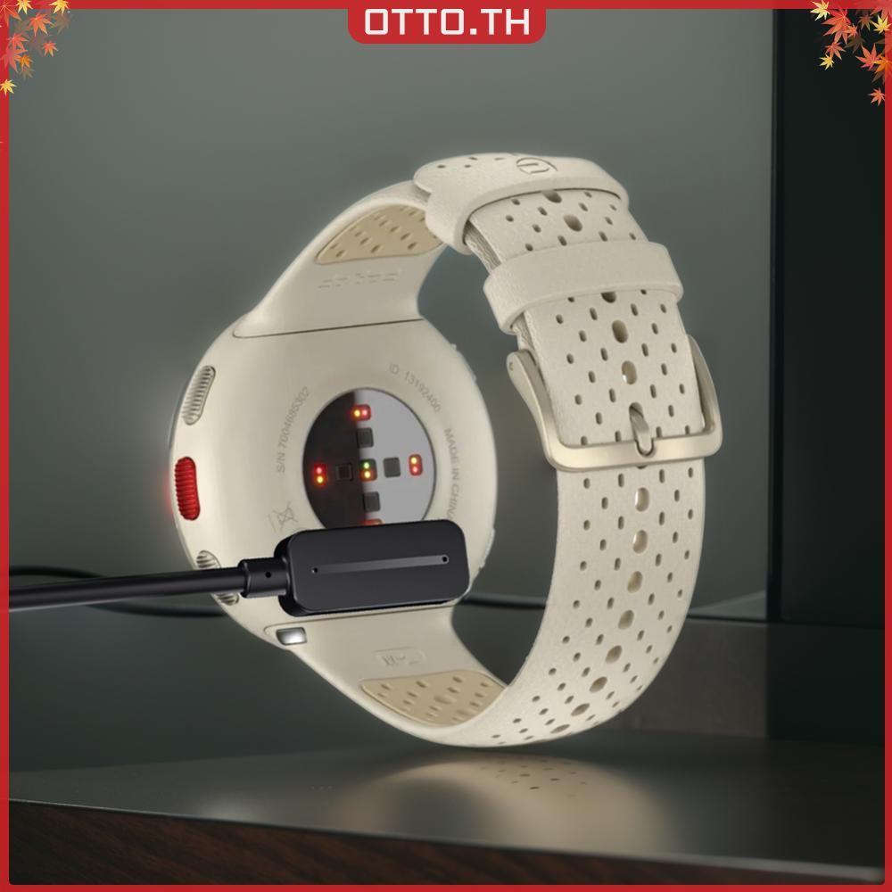 ✾ออตโต้✤คุณภาพสูง 1m Magnetic USB สายชาร์จสายชาร์จ 2Pin อะแดปเตอร์ชาร์จ Smartwatch Dock อะแดปเตอร์ชา