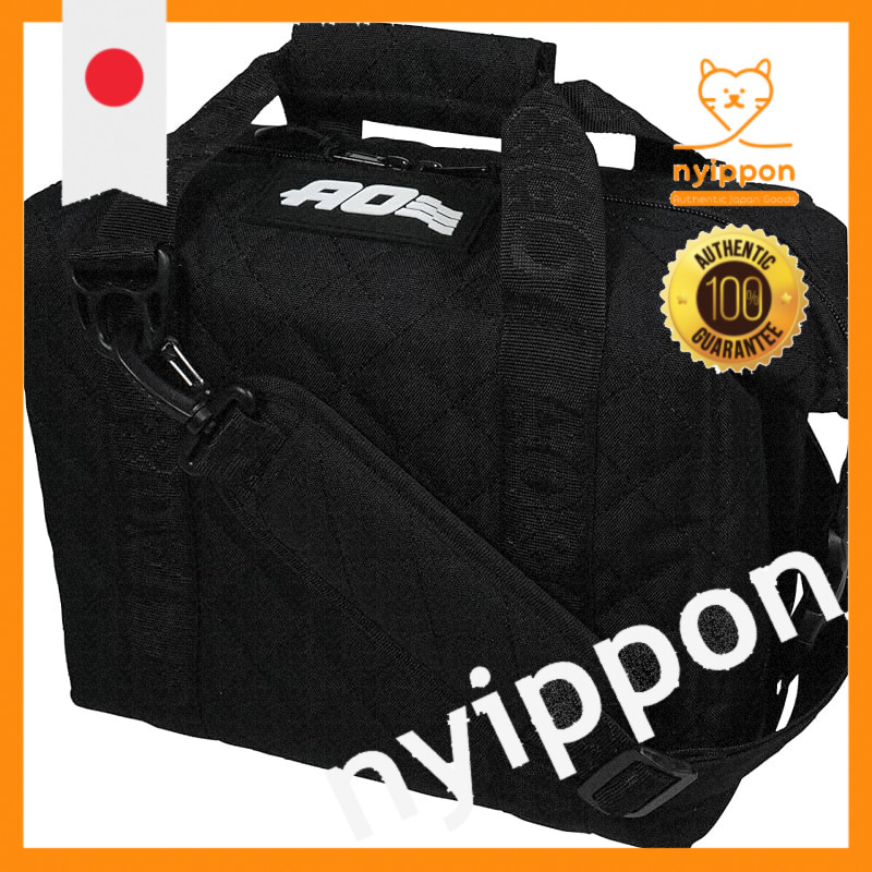 AO Coolers 9-Pack Quilted Canvas Soft Cooler - Black - Lightweight Insulated Cooler Bag