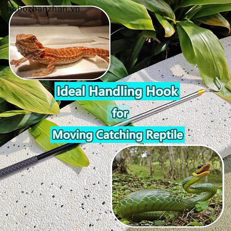 Scalable Snake Hook Reptile Catcher Sti Pole,Snake Handling ชุดเครื่องมือสําหรับ Rattlesnakes Python