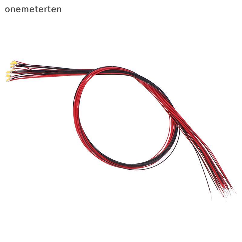 Rten 10 ชิ้น 20 เซนติเมตร t0603wm ประสาน micro litz สายตะกั่ว warm white smd led 0603 N