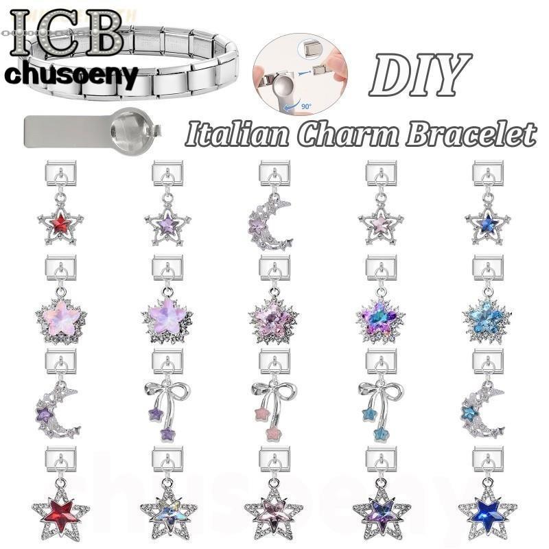 สร้อยข้อมือสแตนเลสอิตาลี มีจี้ส่องแสง-detail สวมได้พอดี9มิลลิเมตร พร้อมทำเป็นของตนเอง