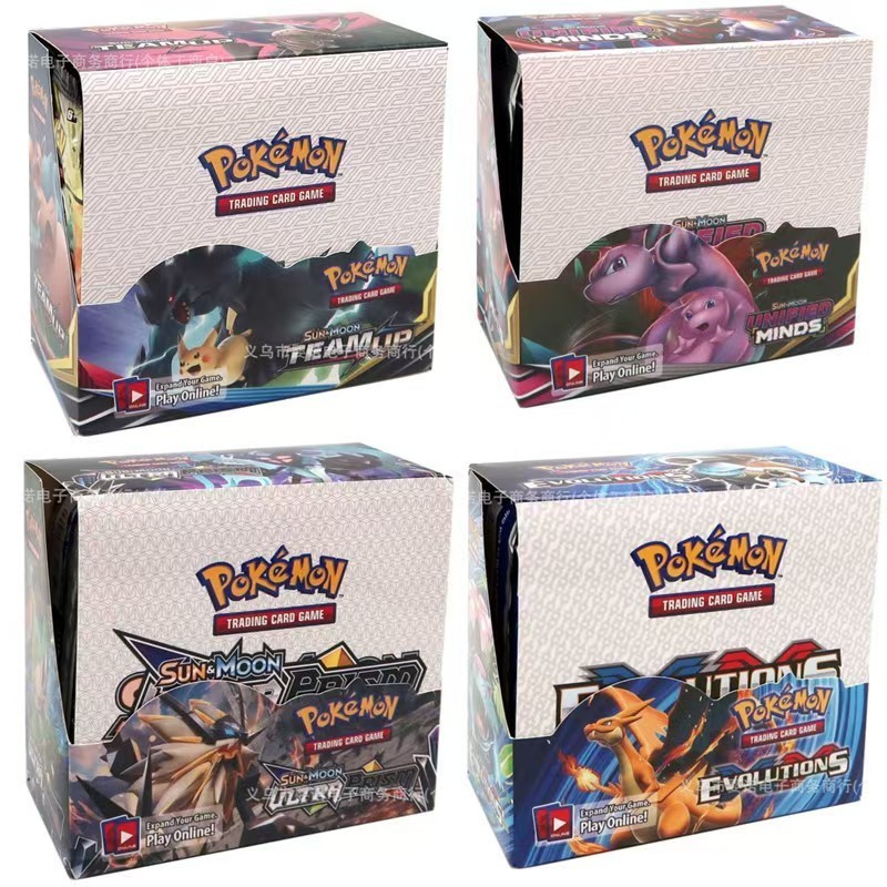 การ์ด Pokemon Card Booster Box Trading Card 324 ชิ้น