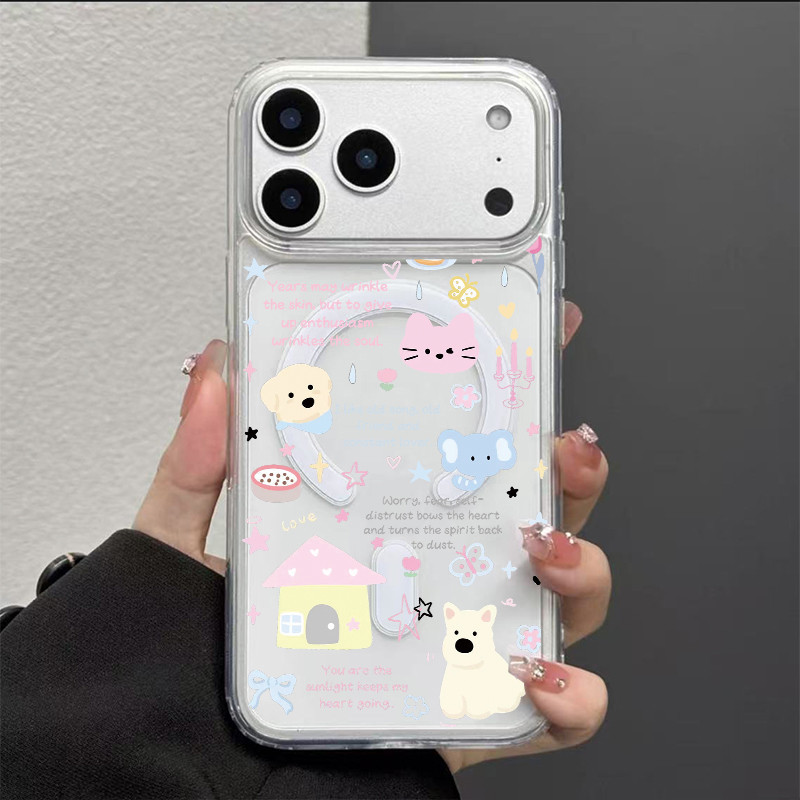 Babi🌹ส่งจากไทย ที่รองรับ เคส iPhone เปลือกดูดแม่เหล็ก เคสไอโฟน 17 15PRO 16promax 14PLUS 13pro 12 11 11PRO MAX 13/14