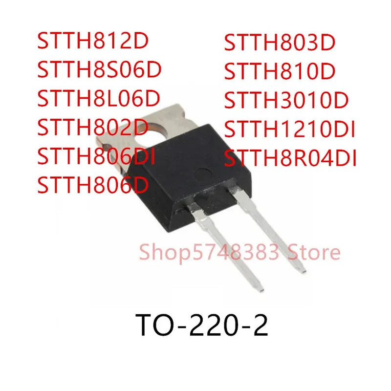 1-5 STTH812D STTH8S06D STTH8L06D STTH802D STTH806DI STTH803D STTH810D STTH3010D STTH1210DI STTH-2208