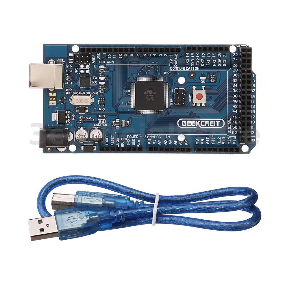 Geekcreit® MEGA 2560 R3 ATmega2560 MEGA2560 บอร์ดพัฒนาพร้อมสาย USB Geekcreit สําหรับ Arduino - สินค้