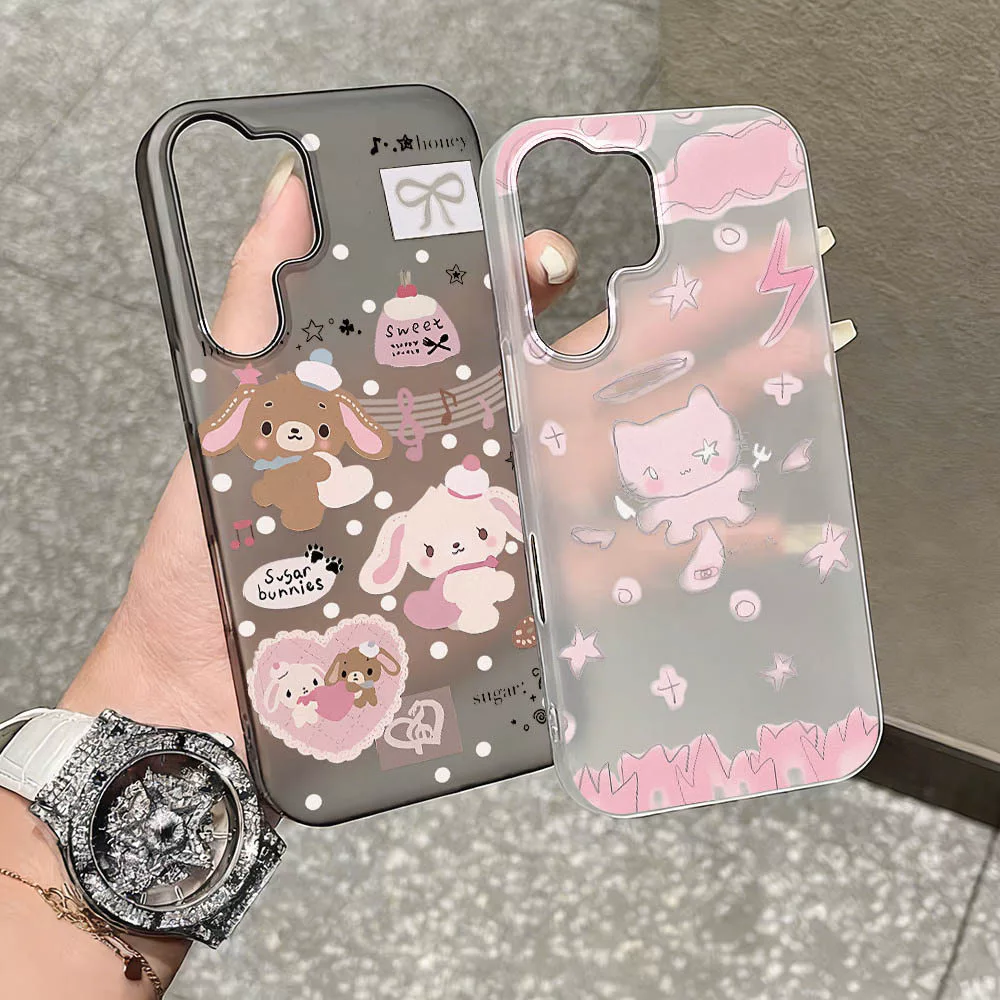 เคสโทรศัพท์ for Samsung A56 A55 A07 A35 A05S A16 A57 A54 A15 A36 A17 S24 S25 S26 Ultra A34 A53 A26 A27 A37 น้ำค้างแข็ง