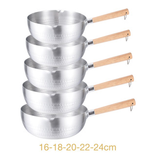 หม้อหิมะสไตล์ญี่ปุ่น ขนาด 16/18/20/22/24ซม. หม้อนมขนาดเล็ก ห…