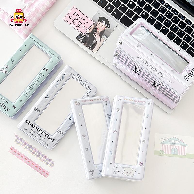 FG Ins Photo Card Binder Book สําหรับ 2x6 นิ้ว Photocards อัลบั้มภาพผู้ถือบัตรรวบรวมหนังสือ Idol รูป