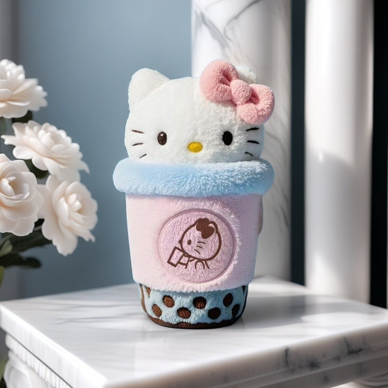 Hello Kitty Xicha สินค้าแบรนด์ร่วมสร้างสรรค์สไตล์ใหม่ตุ๊กตาผ้ากํามะหยี่น่ารักของขวัญตุ๊กตามูลค่าสูง