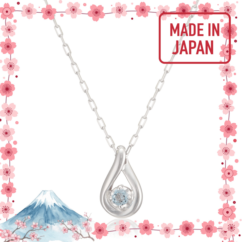 【ผลิตในประเทศญี่ปุ่น】[ヨンドシー] 4℃ K10ไวท์โกลด์ สร้อยคอ 11181-612-3211-00-00 สำหรับผู้หญิง