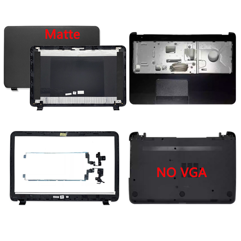 เคสใหม่สําหรับ HP 15-T 15-H 15-G 15-R 15-Z 250 255 G3 761695-001 แล็ปท็อปปกหลัง LCD บานพับด้านหน้า P