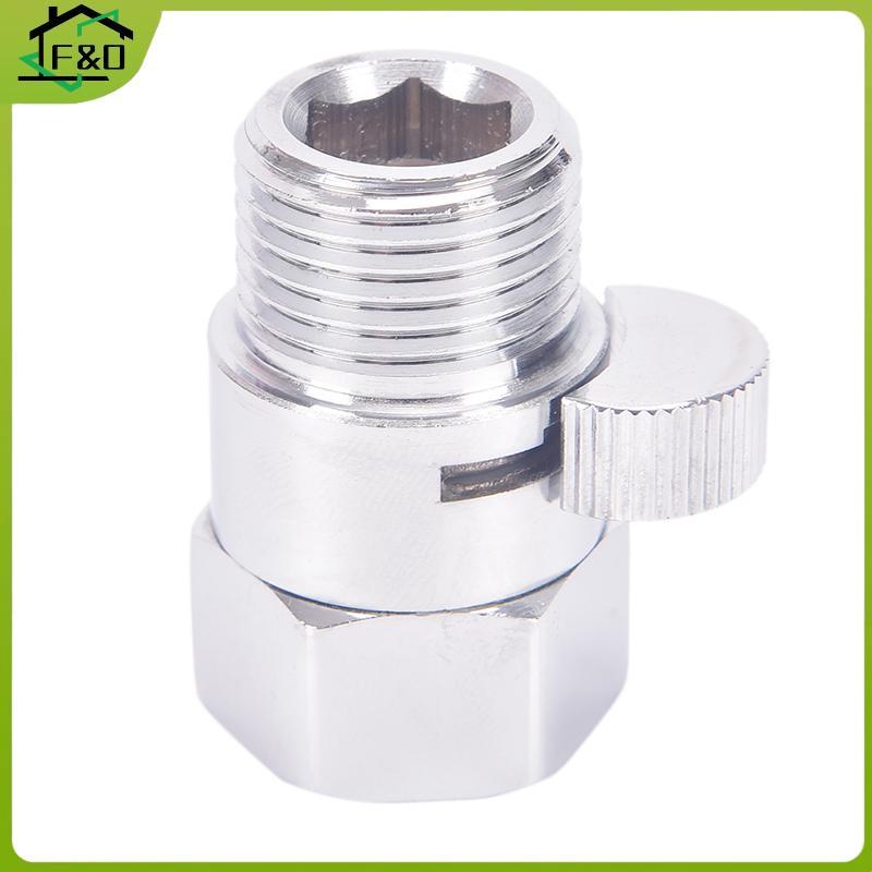 F&O ทองเหลืองเต็ม G1/2" Flow Qui Control วาล์วปิด-ปิดหัวฝักบัว Hand Water Saver .