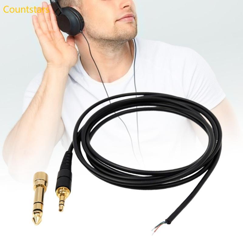 COU 6 5 มม.ชุดหูฟังซ่อมสายไฟติดตั้งง่ายสําหรับ DT770 DT880 DT990 MDR-7506 CD900 M20X M30X AD500X A55