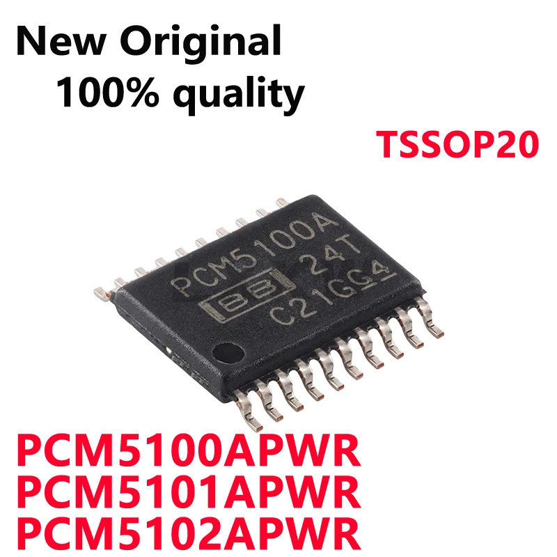5 ชิ้น PCM5100APWR PCM5100A PCM5101APWR PCM5101A PCM5102APWR PCM5102A TSSOP20 ในสต็อก