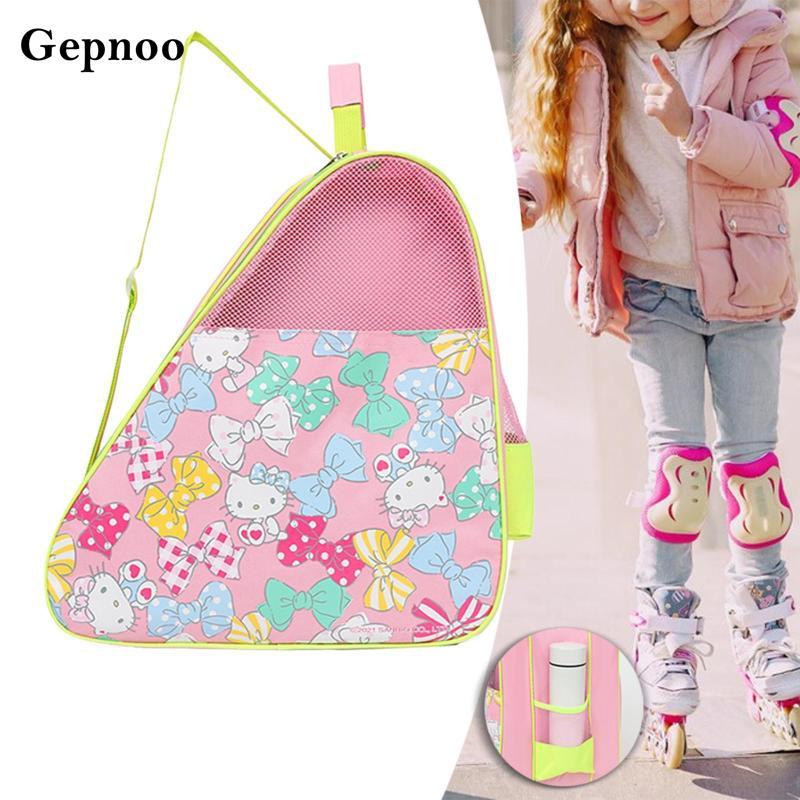 Gepnoo Roller Skates Bag Zipper Ice Skating Bag for Children Training Inline Skates
