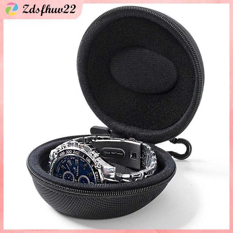 [ZFV] 1 PC Travel Case กล่องเก็บของแบบพกพาสําหรับนาฬิกาเดี่ยว Sho และกันกระแทกสําหรับนาฬิกาข้อมือสมาร์ทนาฬิกา TH