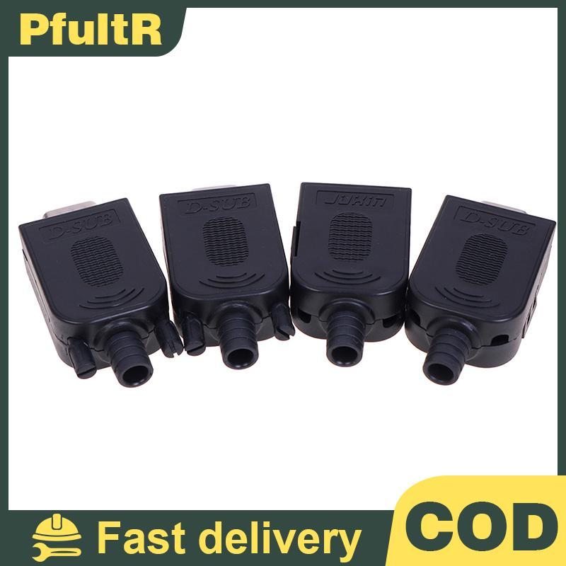 Null DB9 Connector ชายหญิง 9 Pin ปลั๊กสายไฟ RS232 RS485 Breakout Terminals null