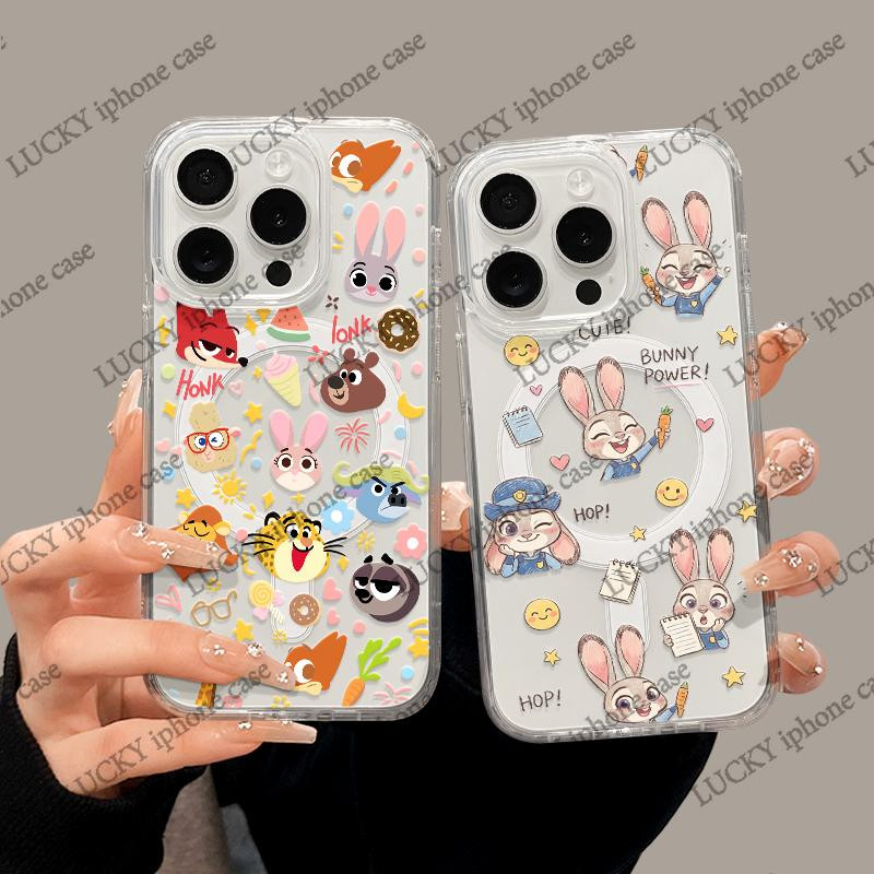 เคสโทรศัพท์แม่เหล็ก ลาย Judynick ใช้ได้กับ iPhone 17/16/15/14ProMax/13Pro/12/11,X/XR,7/8Plus ป้องกันการตกกระแทกคุณภาพสูง