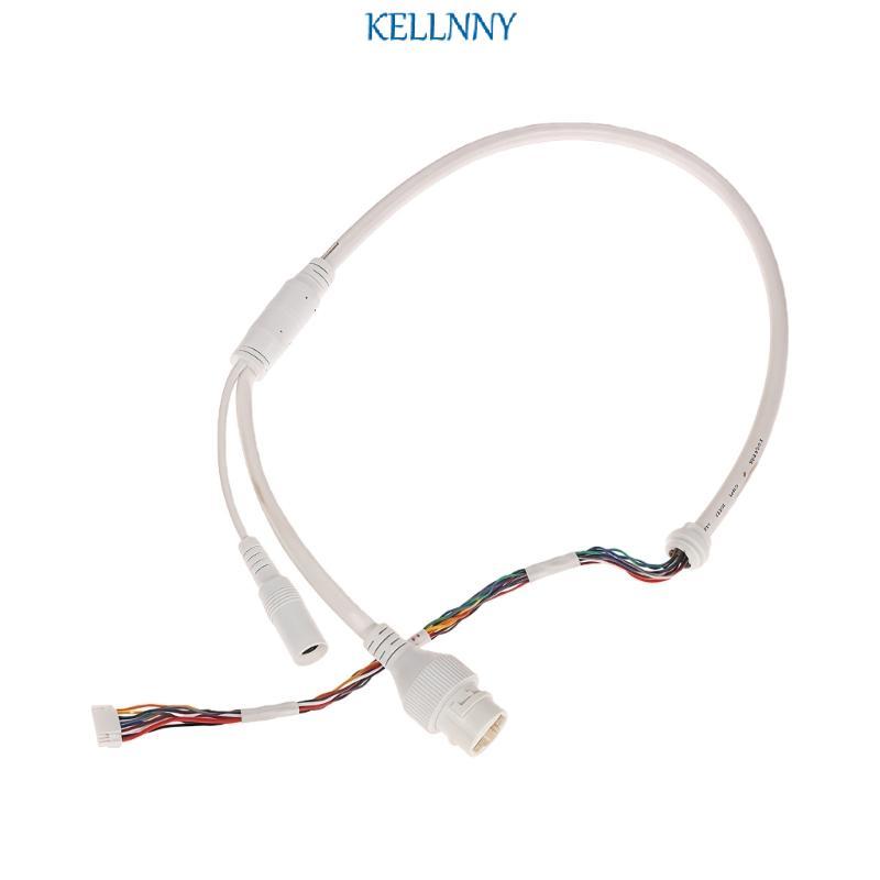 Kellnny 10 Pin Ethernet LAN Cable RJ45 สายเคเบิลเครือข่ายทดแทนสําหรับกล้องรักษาความปลอดภัย