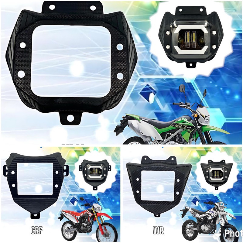 KLX CRF WRR155 PNP ฝาครอบหลอดไฟ LED
