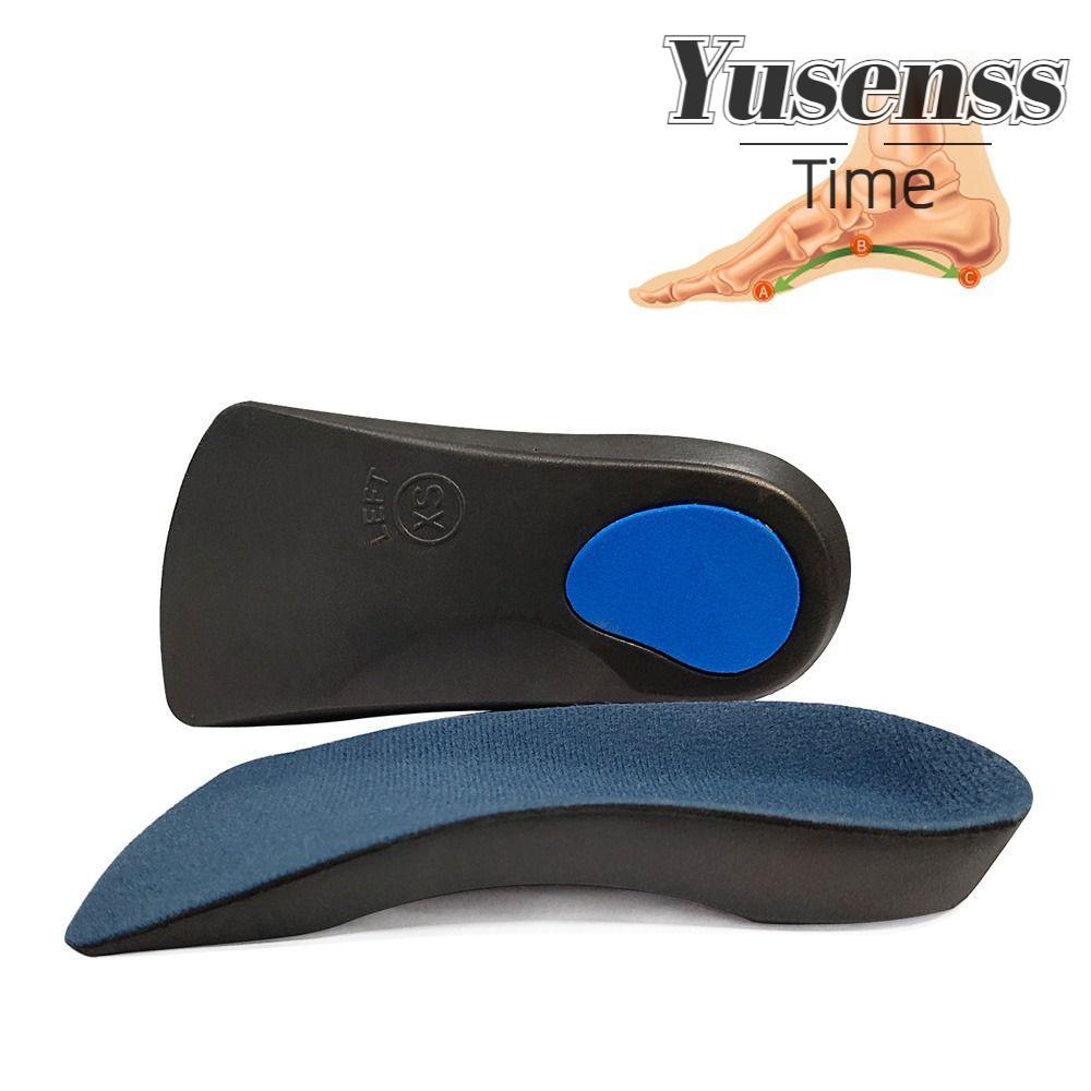 YUSEN Orthotic Insoles น้ําหนักเบา Plantar Fasciitis Fallen Arches Over Pronation 3/4 พื้นรองเท้า