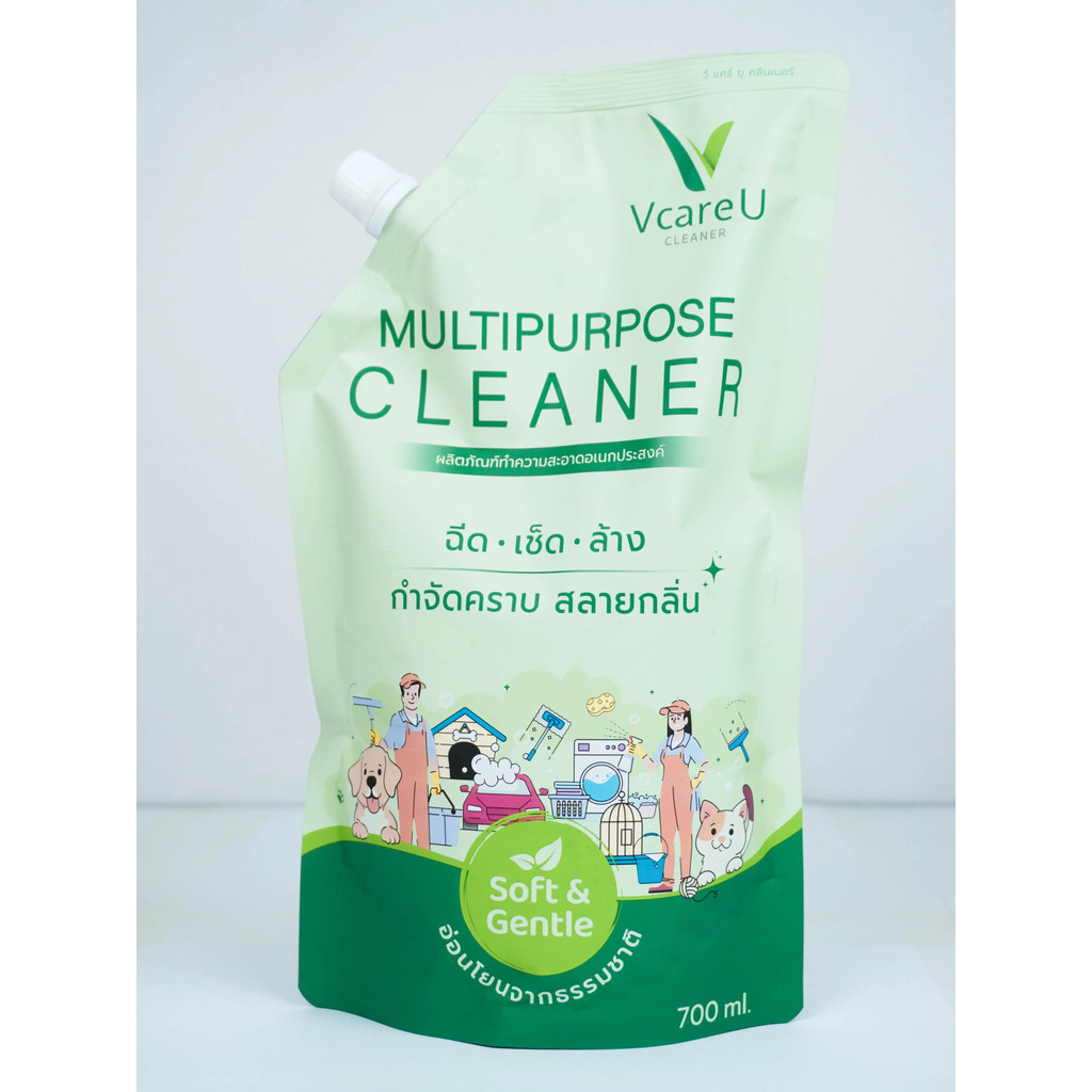 V-Clean น้ํายาทําความสะอาดอเนกประสงค์ (ถุงรีฟิล) ขนาด 700 มล.