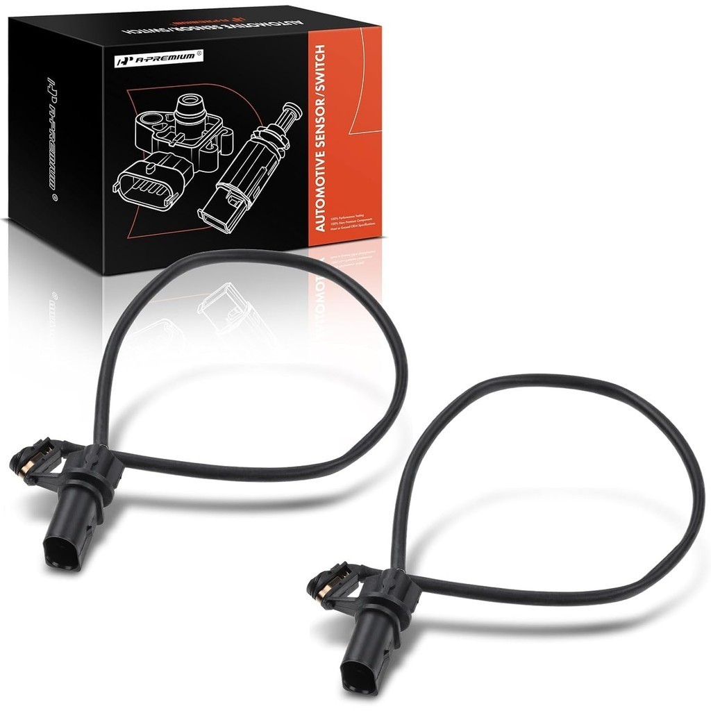 A-Premium Front Disc Bra Wear Sensors เข้ากันได้กับ A4 2018-2020, Q5, Q5 PHEV, Q7, A4/A5/A6/A8 Quatt