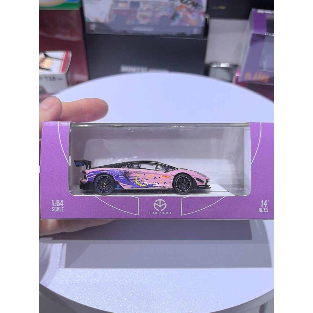 TimeMicro 1: 64 Lamborghini Aventador SVJ LP780-4 Selor moon Limited Edition, No. 759/999 เวอร์ชั่นร