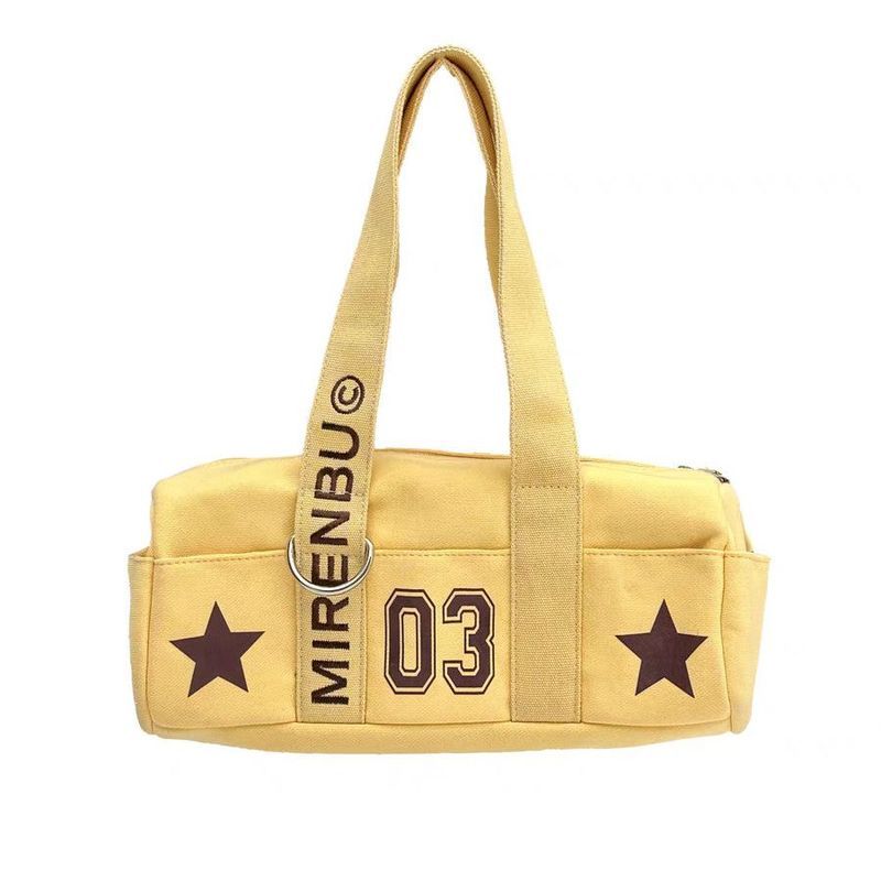 [LY] Lemon Yellow Star English Baguette Bag Armpit Order Shoulder Bag
