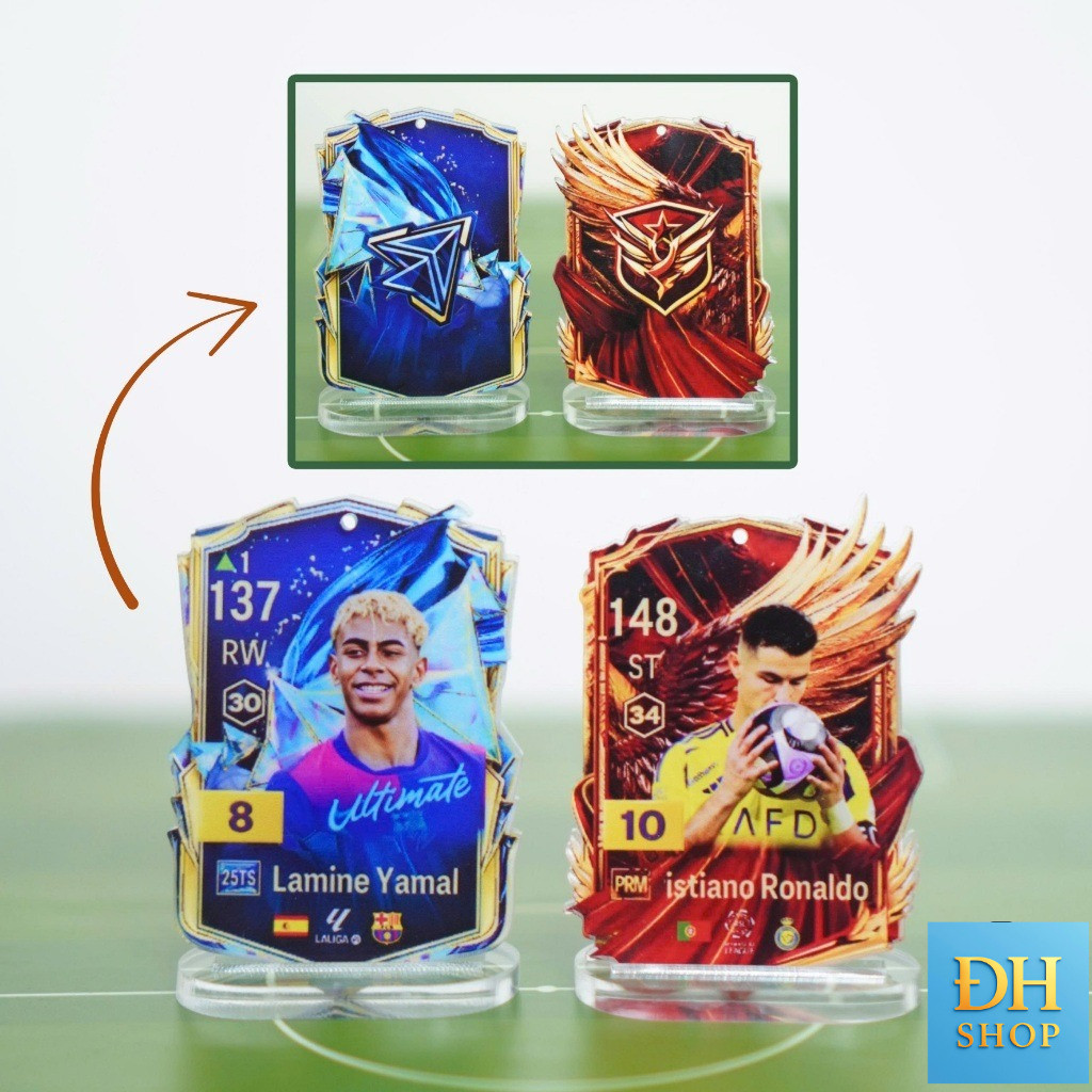 [2 ด้าน] FCO Player Card FCO FC Online Player Keychain - DH