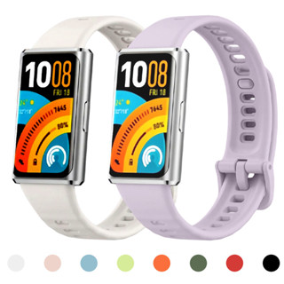สายซิลิโคนสําหรับ Huawei Band 11/ Huawei Band 11 Pro ยางรัดเ…