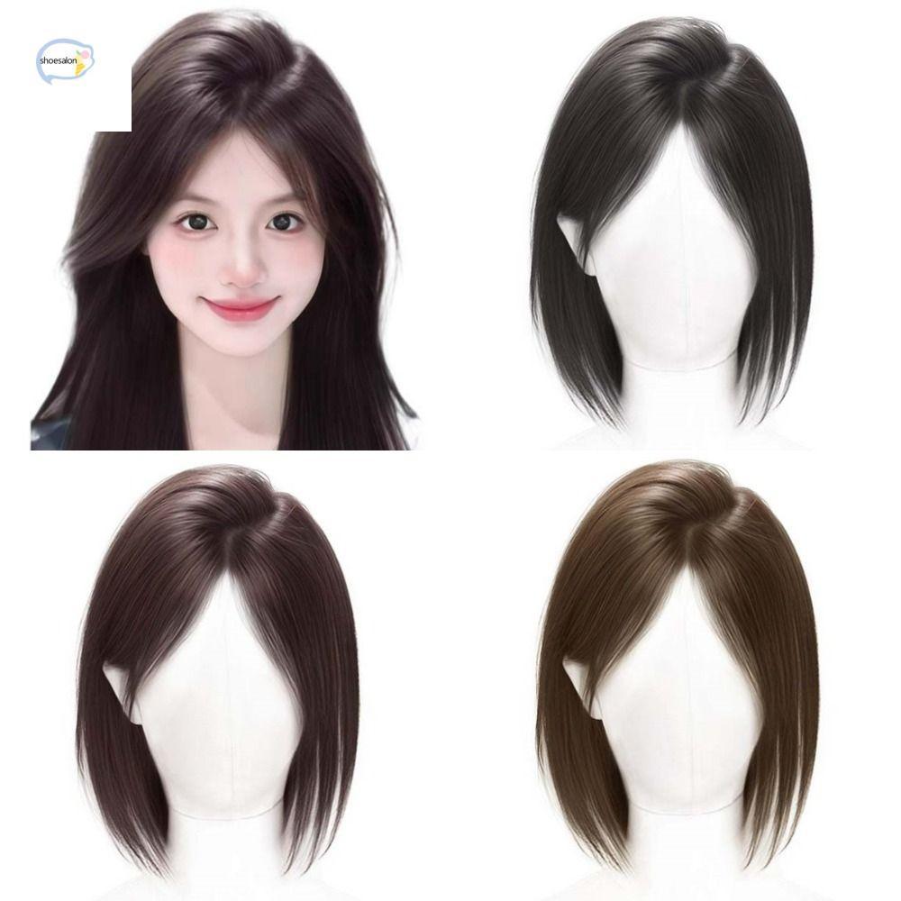 วิกผมหน้าม้า ผมสังเคราะห์แบบฝากรากผม พร้อมคลิปifix สำหรับเติมผมให้หนาขึ้นทุกวัน