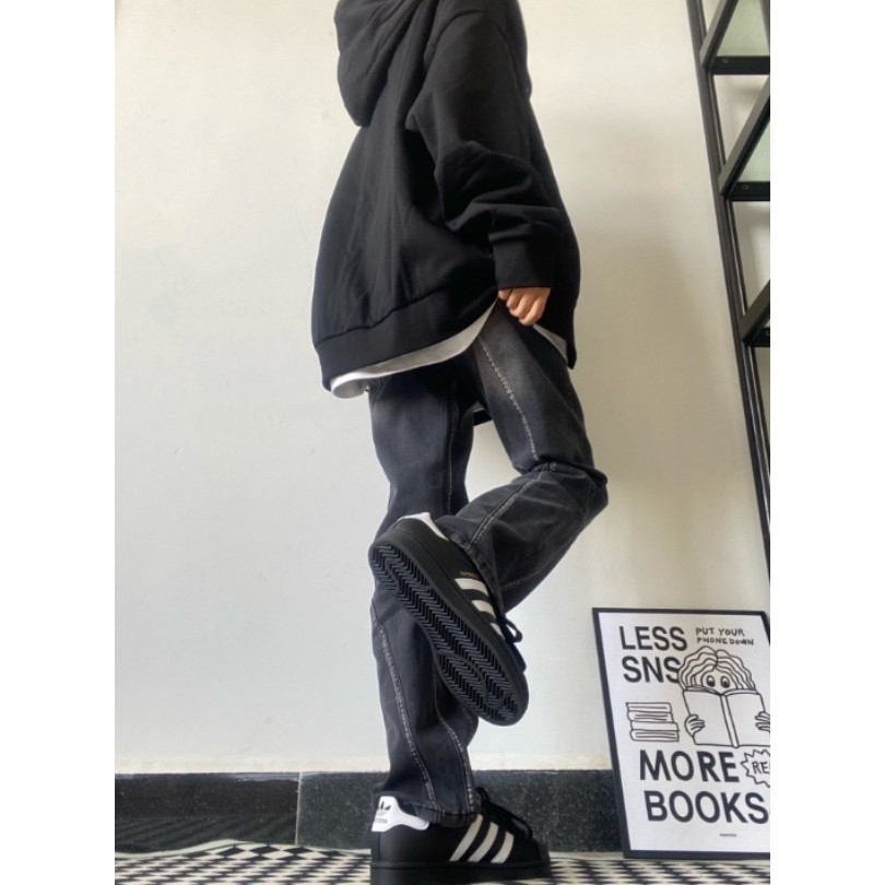 adidas originals SUPERSTAR EG4959 Black Low sneakersจัดส่งในวันเดียวกัน