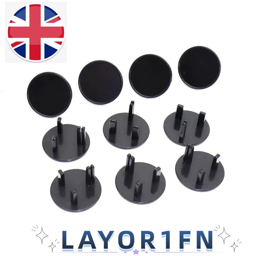 LAYOR1FN ฝาครอบป้องกันพลังงานเพื่อความปลอดภัยทรงกลม Outlet ความปลอดภัยโปร่งใสสีปลั๊กสีขาว